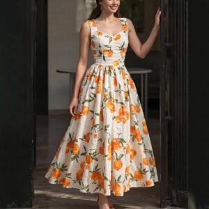 Womens Sleeveless Long Dress