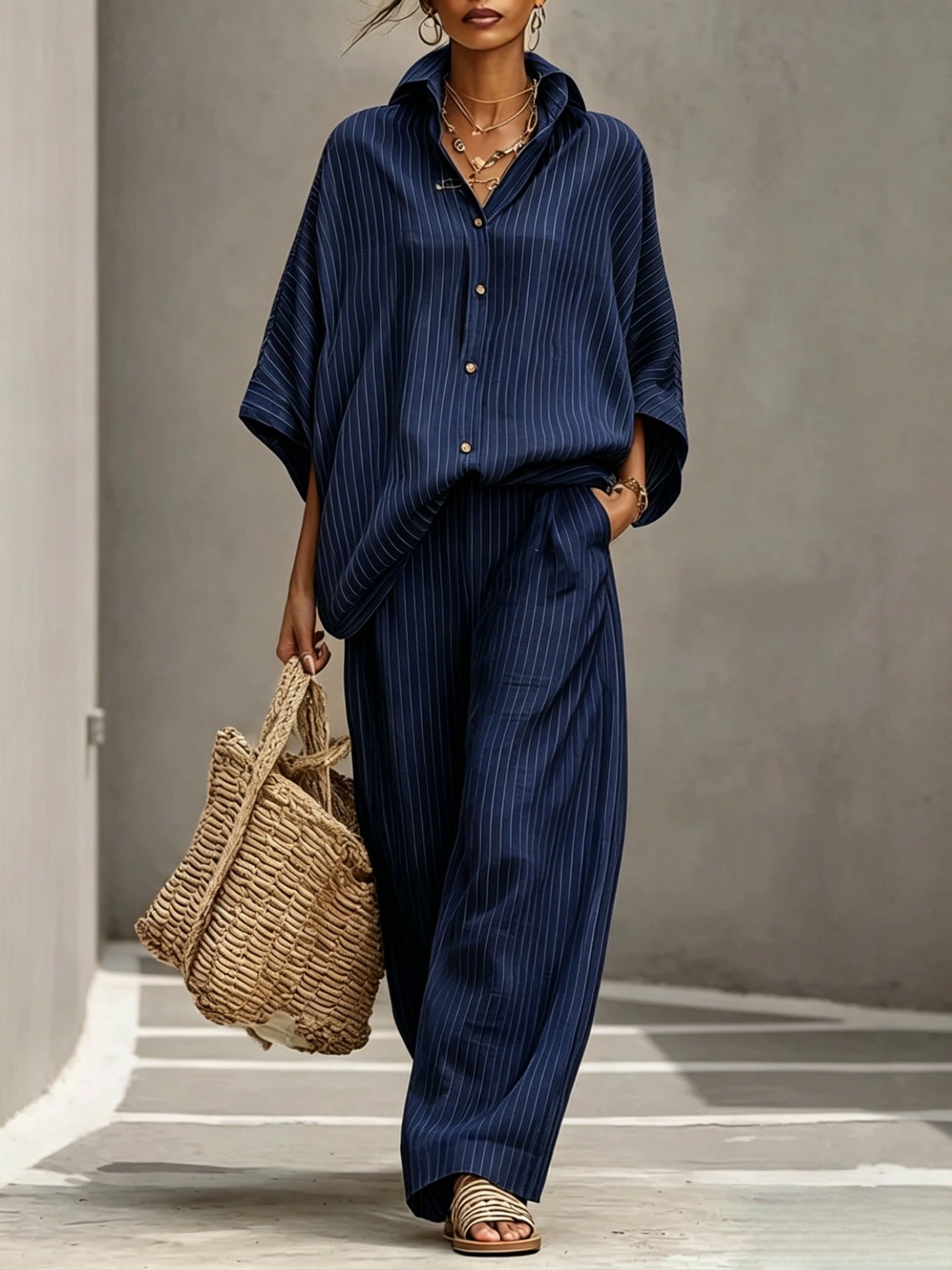 Womens Cardigan Set Casual And Elegant Womens Outfit - Image 5