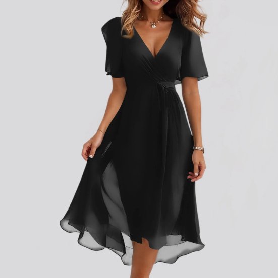 Dress Summer Elegant V-neck - Image 7