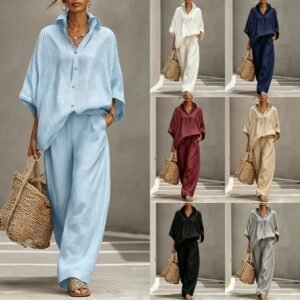 Womens Cardigan Set Casual And Elegant Womens Outfit