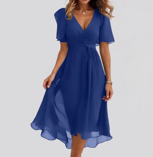 Dress Summer Elegant V-neck - Image 6